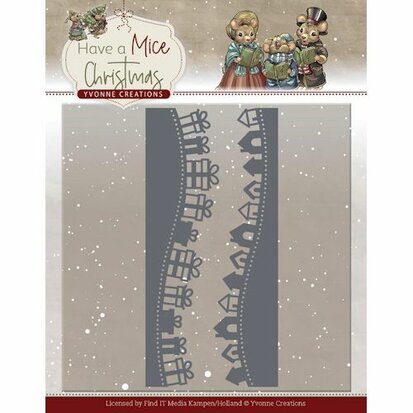 Dies - Have a Mice Christmas - Christmas Gift Borders